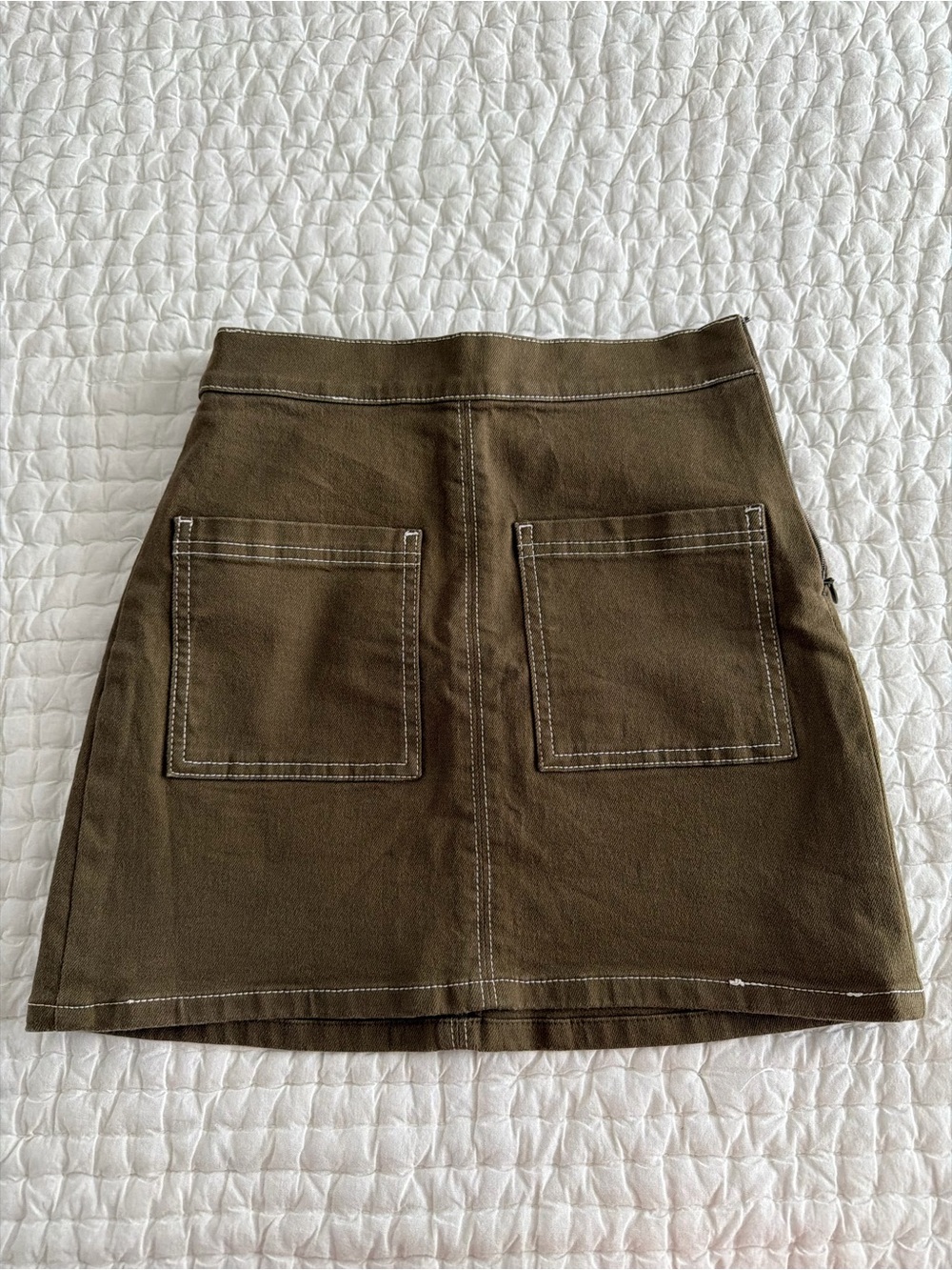 OAK + FORT Green skirt XS
